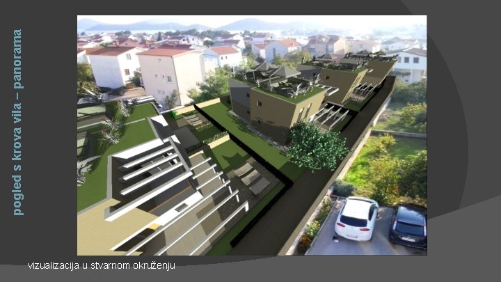 pogled s krova vila – panorama vizualizacija u stvarnom okruženju 