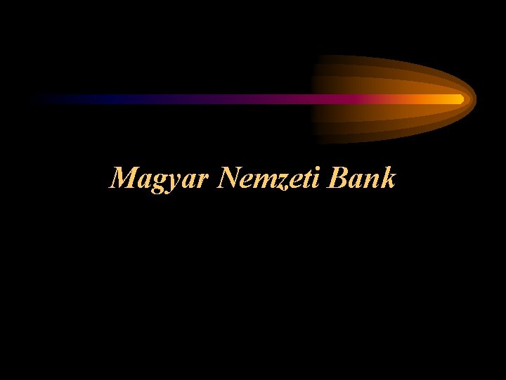 Magyar Nemzeti Bank 