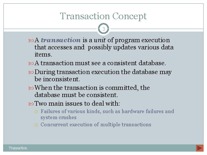 Database Management System Transactions Chapter 15 Transactions 2