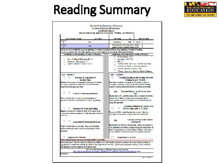 Reading Summary 