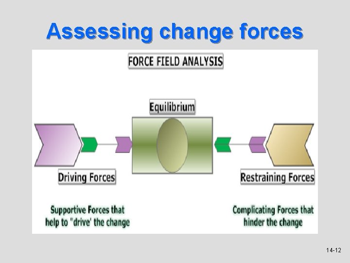 Assessing change forces 14 -12 