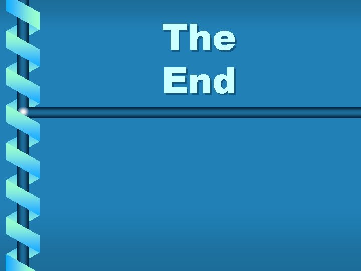The End 