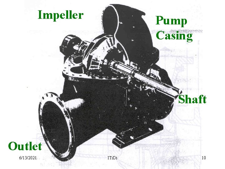 Impeller Pump Casing Shaft Outlet 6/13/2021 ITi. Di 10 