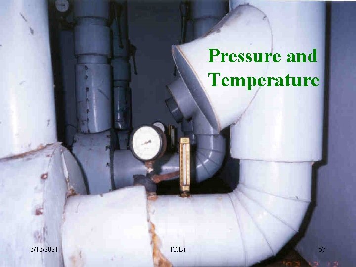 Pressure and Temperature 6/13/2021 ITi. Di 57 