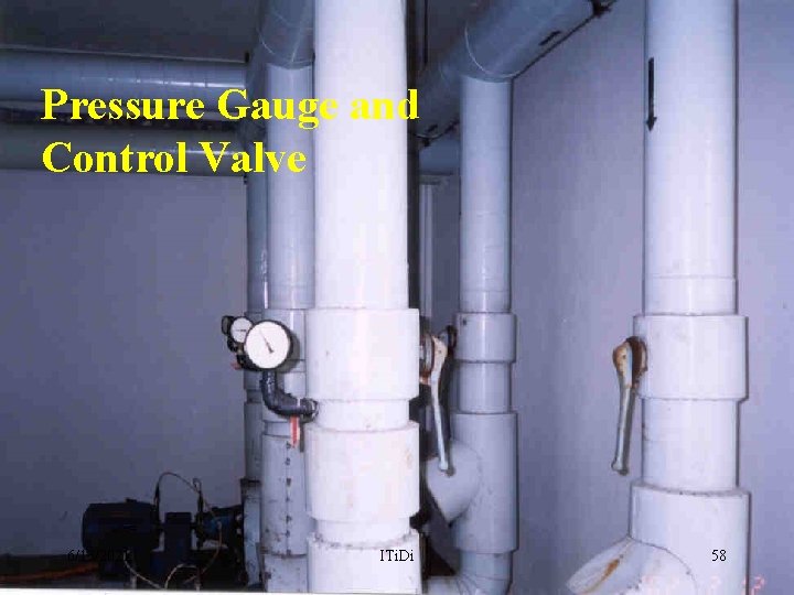 Pressure Gauge and Control Valve 6/13/2021 ITi. Di 58 