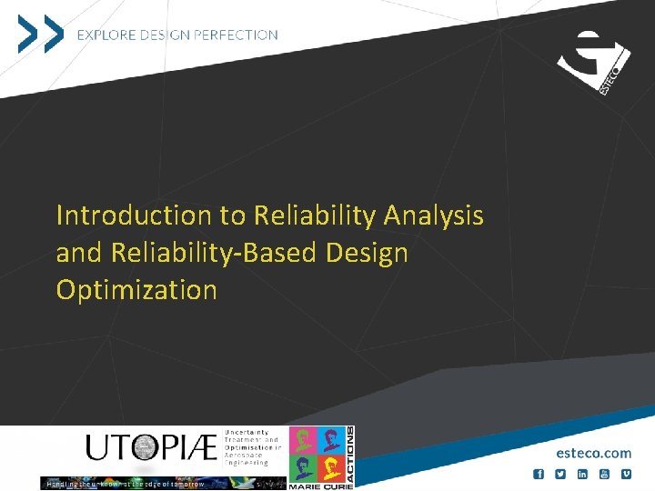 Introduction to Reliability Analysis and Reliability-Based Design Optimization 