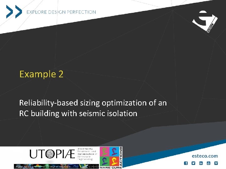 Example 2 Reliability-based sizing optimization of an RC building with seismic isolation 