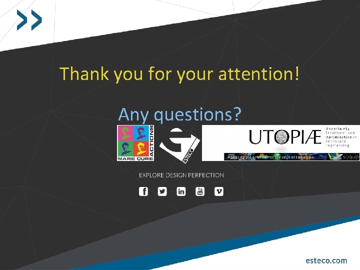 Thank you for your attention! Any questions? 