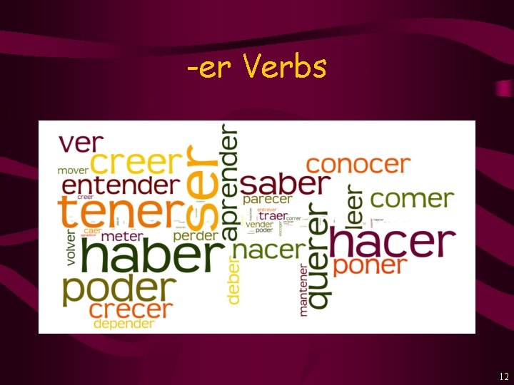 -er Verbs 12 