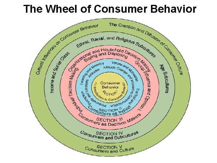 The Wheel of Consumer Behavior 