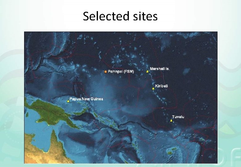 Selected sites 