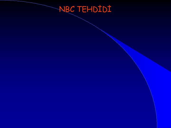 NBC TEHDİDİ 