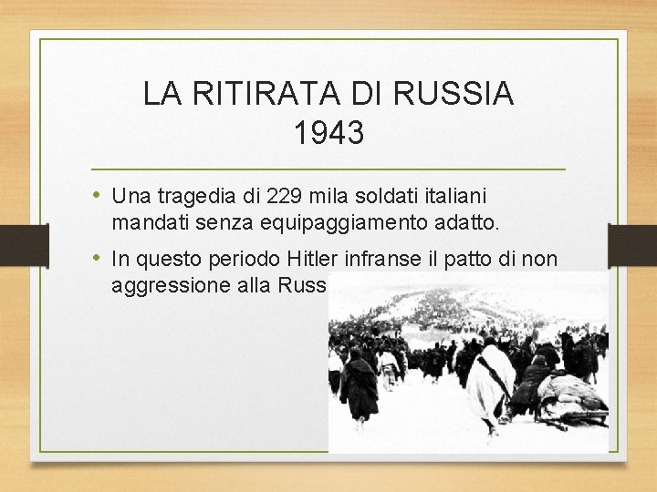 LE PRINCIPALI BATTAGLIE DELLA SECONDA GUERRA MONDIALE PARLEREMO