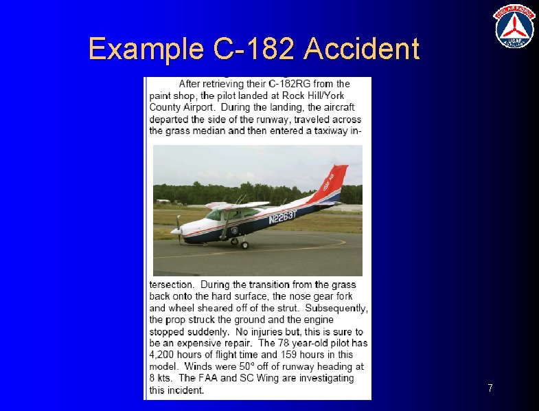 Example C-182 Accident 7 