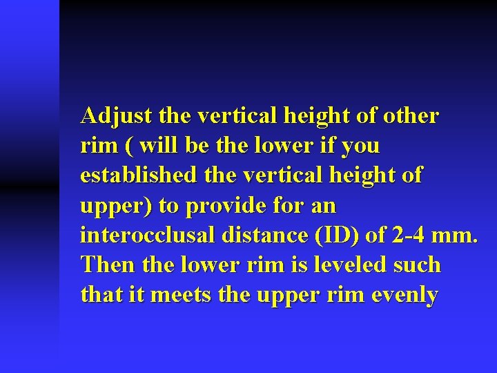 Adjust the vertical height of other rim ( will be the lower if you Adjust the vertical height of other rim ( will be the lower if you