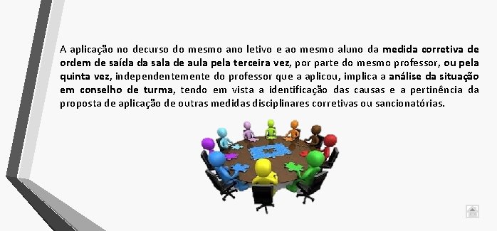 A aplicação no decurso do mesmo ano letivo e ao mesmo aluno da medida