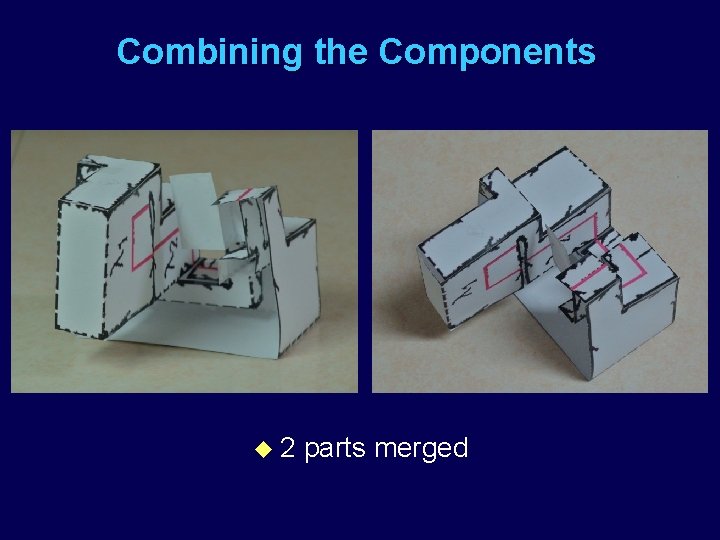 Combining the Components u 2 parts merged 