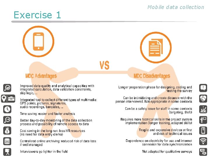 Exercise 1 Mobile data collection 6 