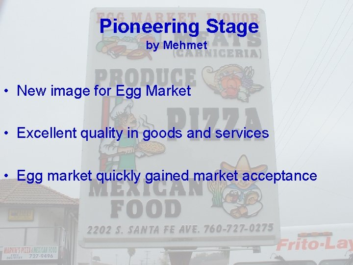 Pioneering Stage by Mehmet • New image for Egg Market • Excellent quality in