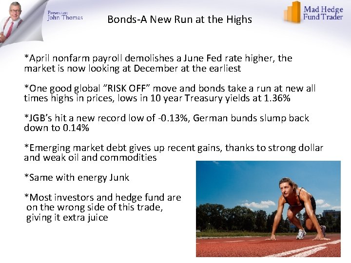 Bonds-A New Run at the Highs *April nonfarm payroll demolishes a June Fed rate