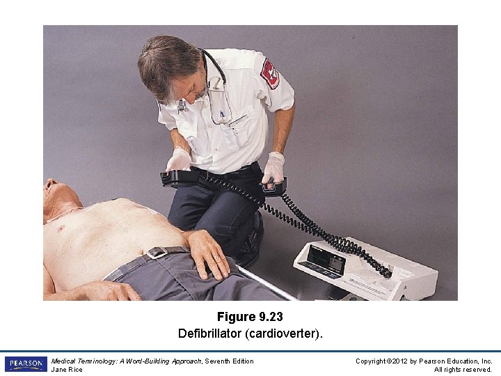 Figure 9. 23 Defibrillator (cardioverter). Medical Terminology: A Word-Building Approach, Seventh Edition Jane Rice