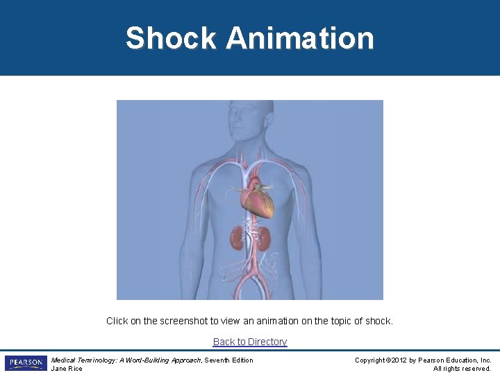 Shock Animation Click on the screenshot to view an animation on the topic of