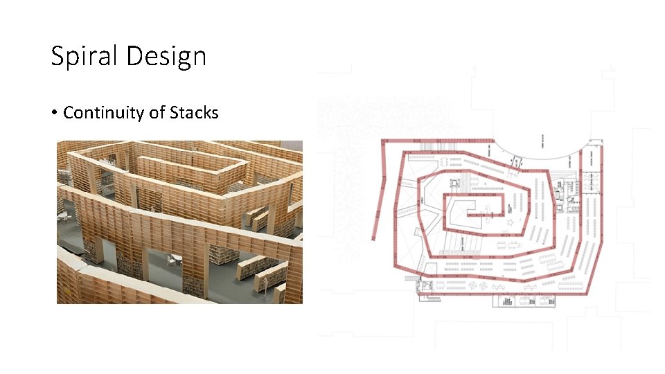 Spiral Design • Continuity of Stacks 