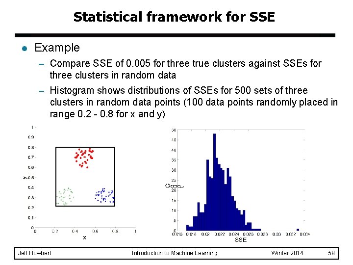 Statistical framework for SSE l Example – Compare SSE of 0. 005 for three Statistical framework for SSE l Example – Compare SSE of 0. 005 for three