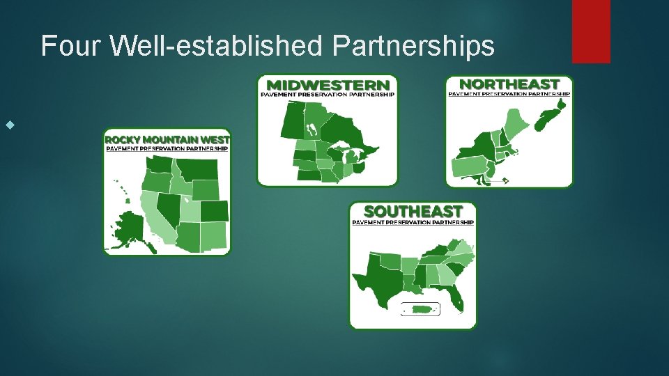 Four Well-established Partnerships 