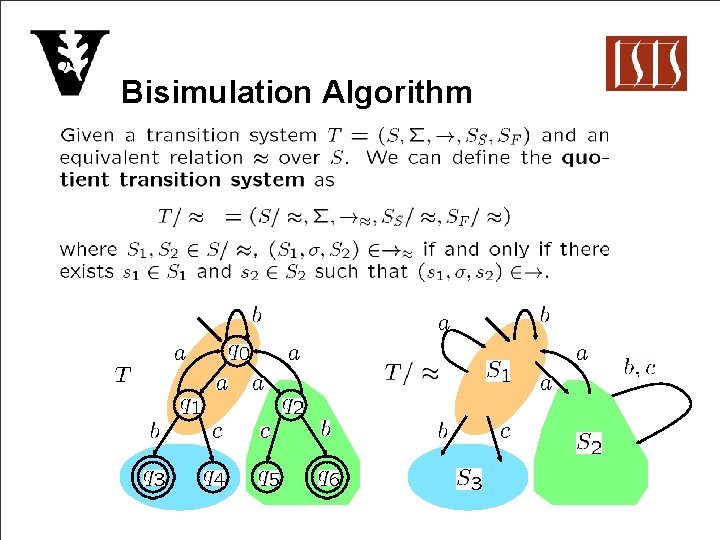 Bisimulation Algorithm 
