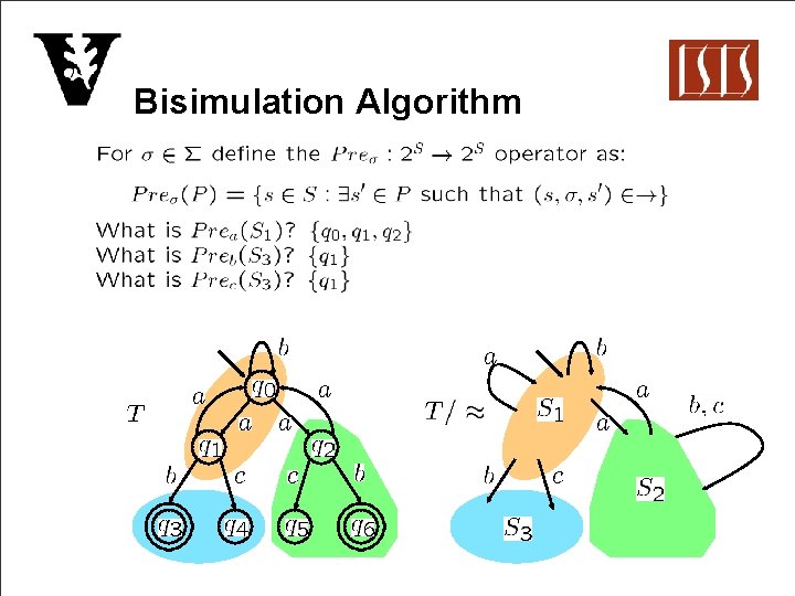 Bisimulation Algorithm 