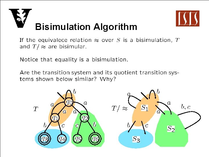 Bisimulation Algorithm 