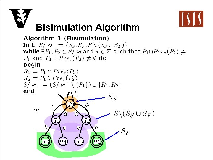 Bisimulation Algorithm 