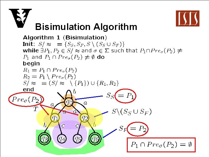 Bisimulation Algorithm 