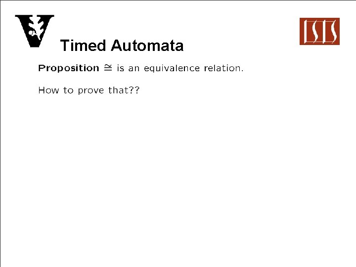 Timed Automata 