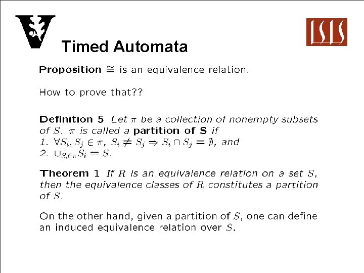 Timed Automata 