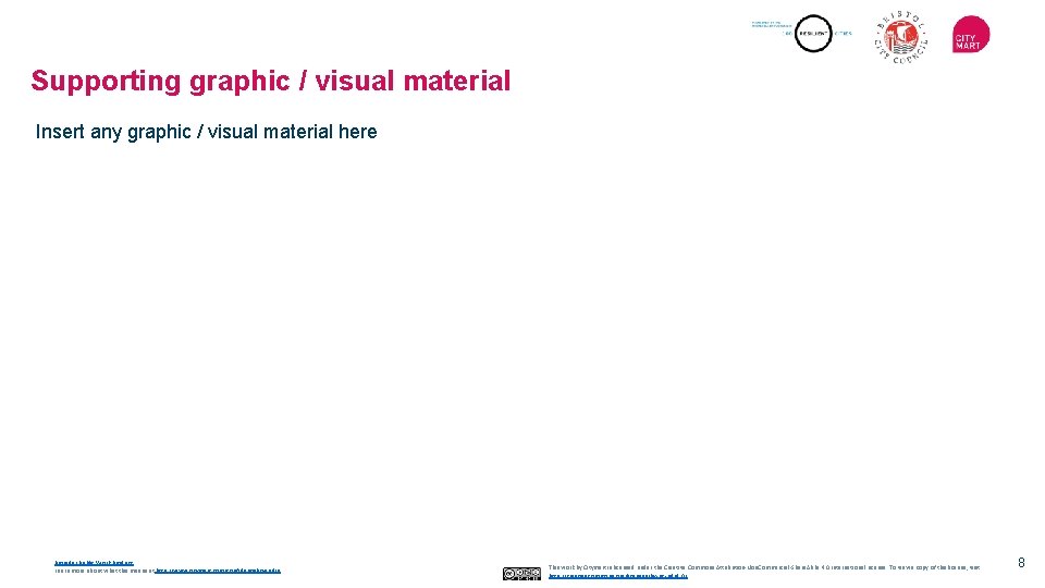 Supporting graphic / visual material Insert any graphic / visual material here Provider Public