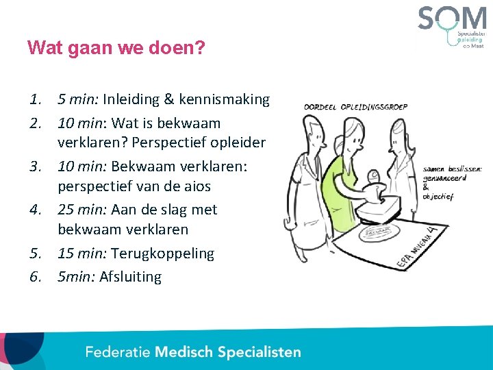 Wat gaan we doen? 1. 5 min: Inleiding & kennismaking 2. 10 min: Wat