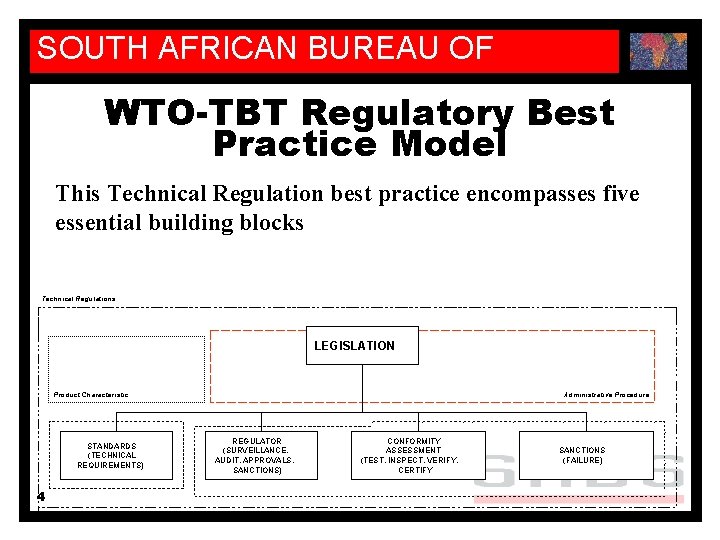 SOUTH AFRICAN BUREAU OF STANDARDS WTO-TBT Regulatory Best Practice Model This Technical Regulation best
