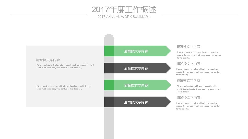 2017年度 作概述 2017 ANNUAL WORK SUMMARY 请替换文字内容 Please replace text, click add relevant headline,