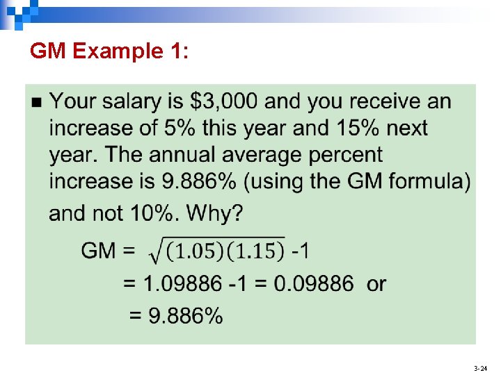 GM Example 1: n 3 -24 