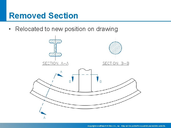 Removed Section • Relocated to new position on drawing Copyright Goodheart-Willcox Co. , Inc.