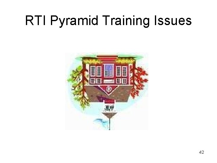 RTI Pyramid Training Issues 42 