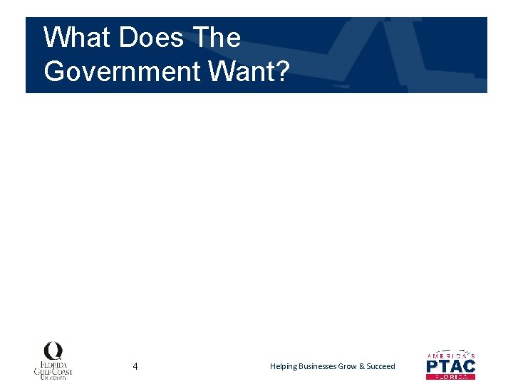 What Does The Government Want? 4 Helping Businesses Grow & Succeed 