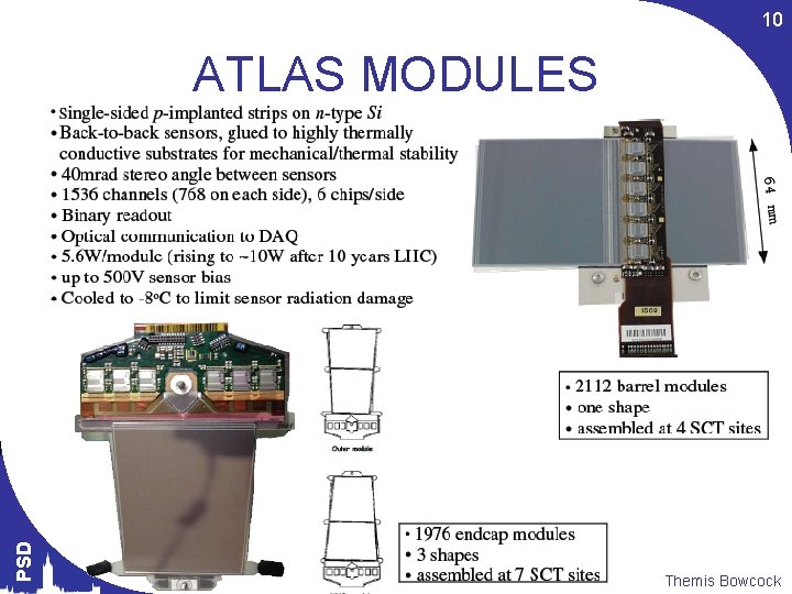 10 PSD ATLAS MODULES Themis Bowcock 