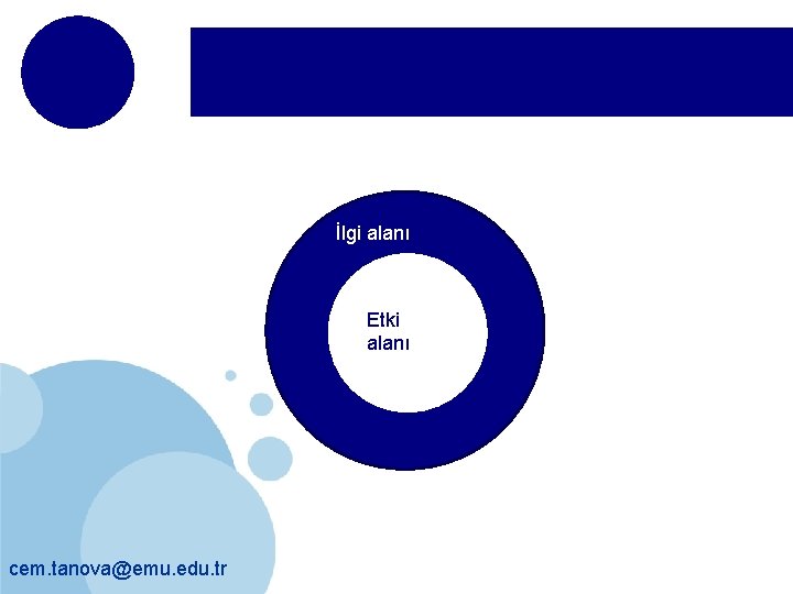 İlgi alanı Etki alanı cem. tanova@emu. edu. tr 