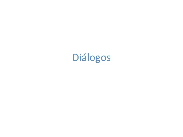 Diálogos 