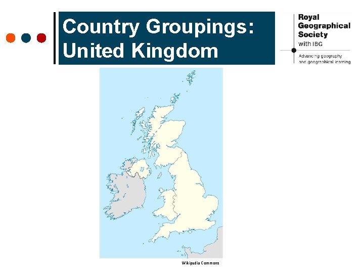 Country Groupings: United Kingdom Wikipedia Commons 