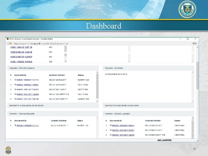 Nisp Contract Classification System Nccs Derrick Broussard Program Nisp Contract Classification System Nccs Derrick Broussard Program