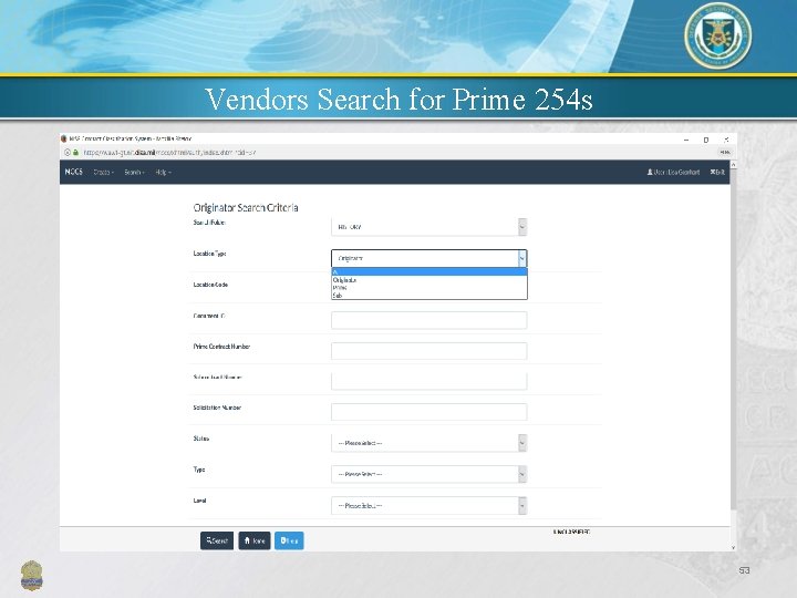 Vendors Search for Prime 254 s 53 